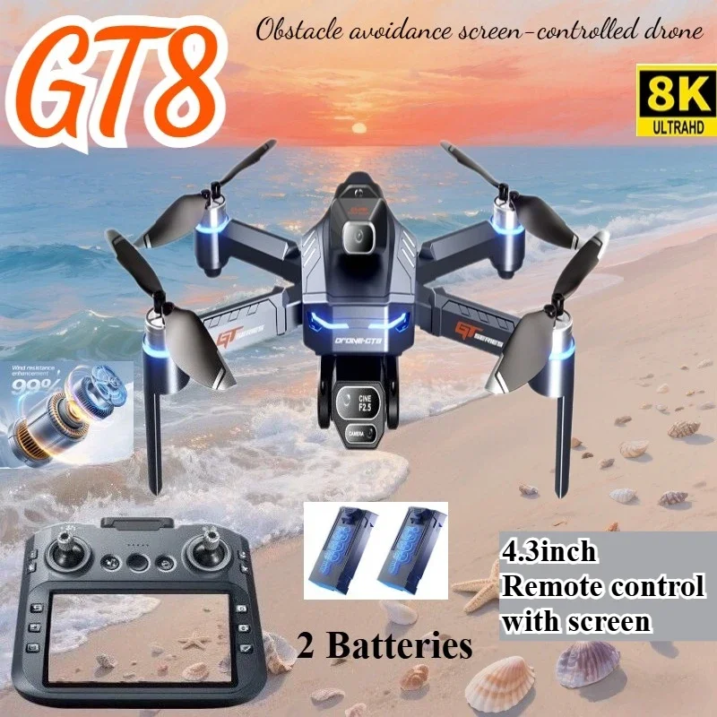 Drone Multispectral - Drone 4K HD GT8 Kamera Engellerden