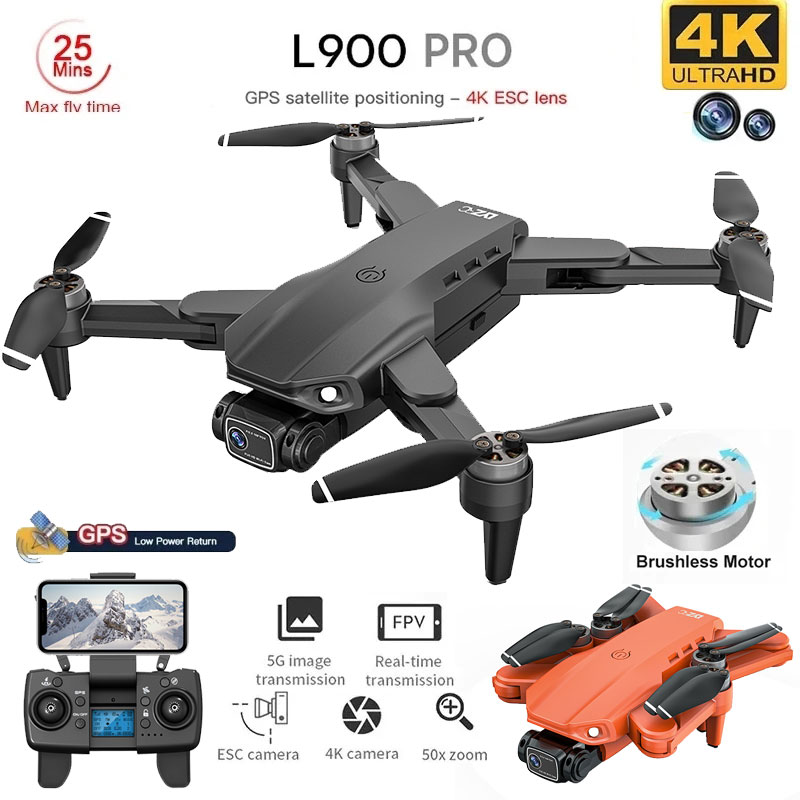 Drone Lidar - L900 Pro GPS Drone 4K profesyonel