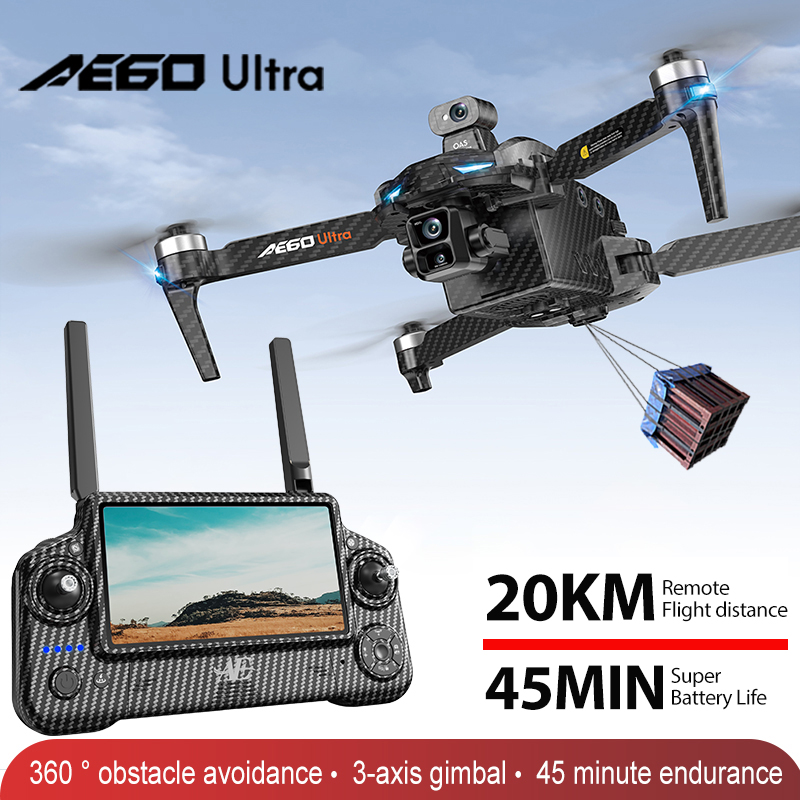 Drone Lidar - AE60 GPS Drone Profesyonel 8K Kamera