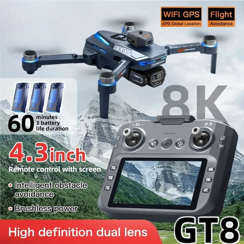 Orijinal GT8 Drone 8K Profesyo - Drone Multispectral incelemesi ve fiyatı