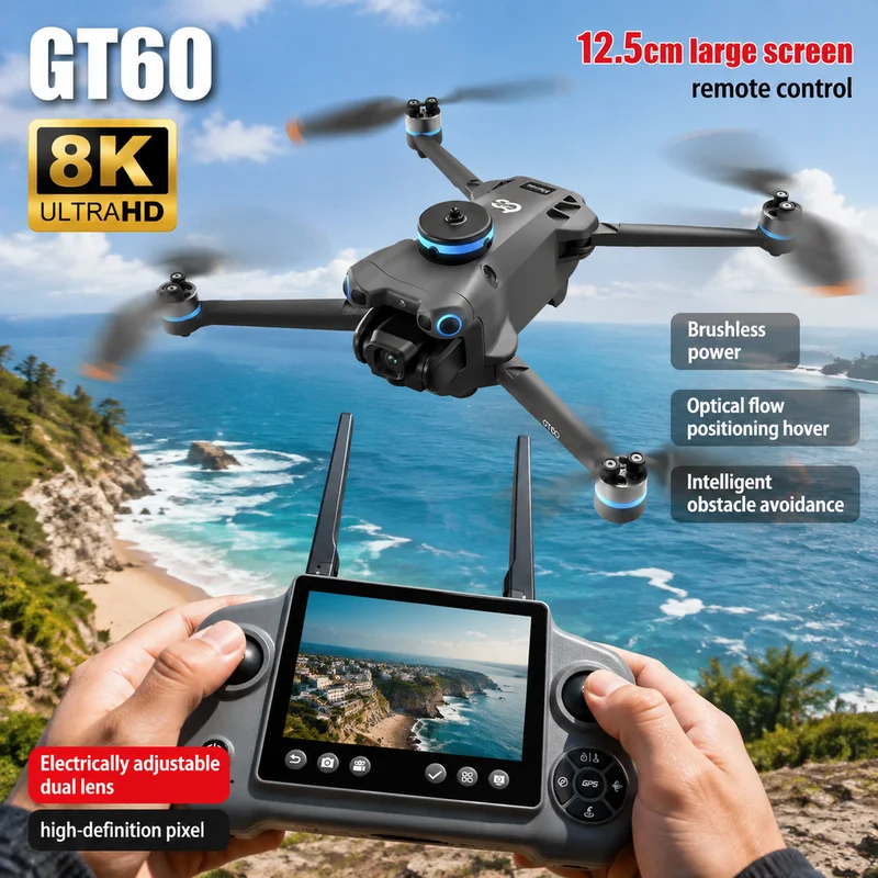 YENİ GT60 Mini Drone Çift Kame - Drone Video Production incelemesi ve fiyatı