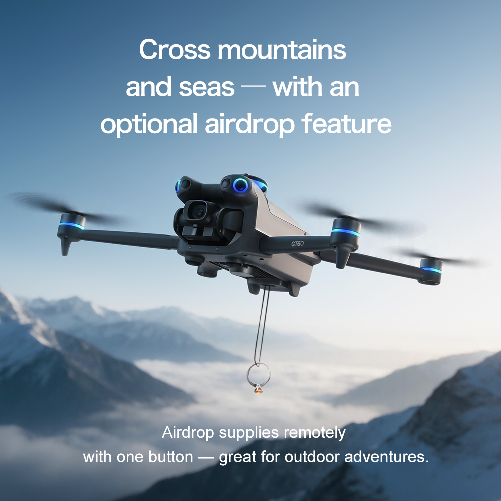 YENİ GT60 Mini Drone Çift Kame - Drone Video Production incelemesi ve fiyatı