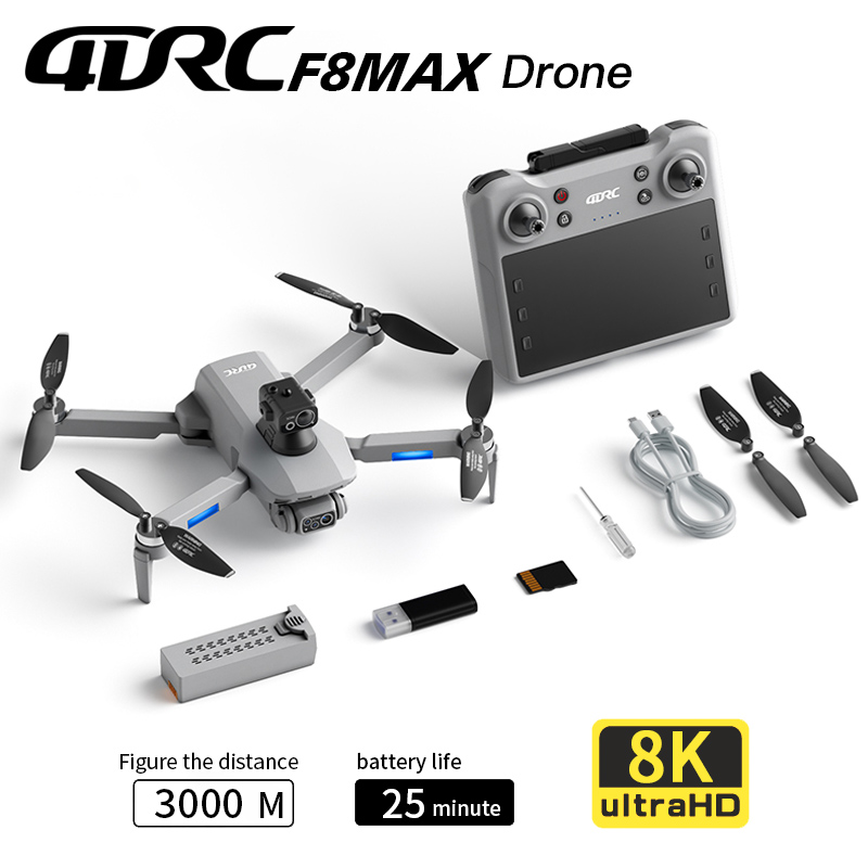 F8 MAX GPS Drone Profesyonel 8 - Drone Lidar incelemesi ve fiyatı